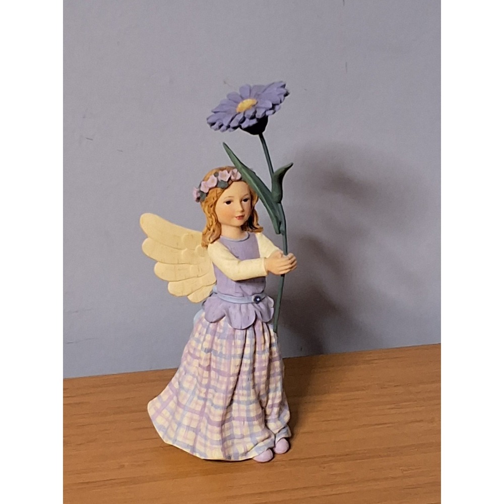 2002 Demdaco Wildflower Angel "Aster For September" BY Kathy Killip. VGVC